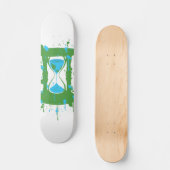 Global Warming Hourglass Skateboard (Voorkant)