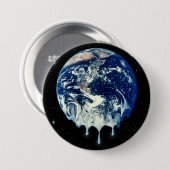 Global Warming II Ronde Button 7,6 Cm (Voorkant /achterkant)