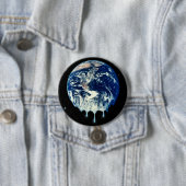 Global Warming II Ronde Button 7,6 Cm (In situ)