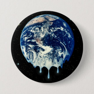 Global Warming II Ronde Button 7,6 Cm