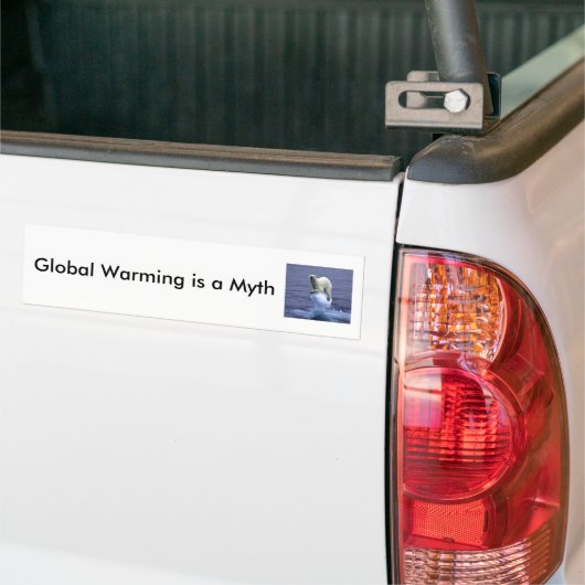 Global Warming is een mythe Bumpersticker (Op Truck)