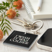 Global Warming is een socialistisch Scam Sleutelhanger (Voorkant Rechts)