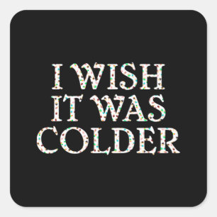 Global Warming is een socialistisch Scam Vierkante Sticker