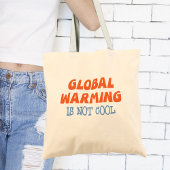 Global Warming is geen opnieuw te gebruiken canvas Tote Bag