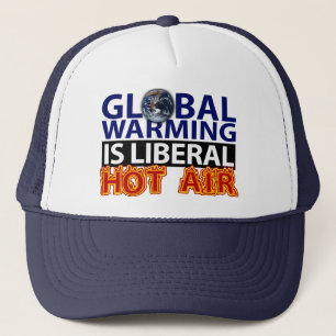 Global Warming is Liberal Hot Air Trucker Pet