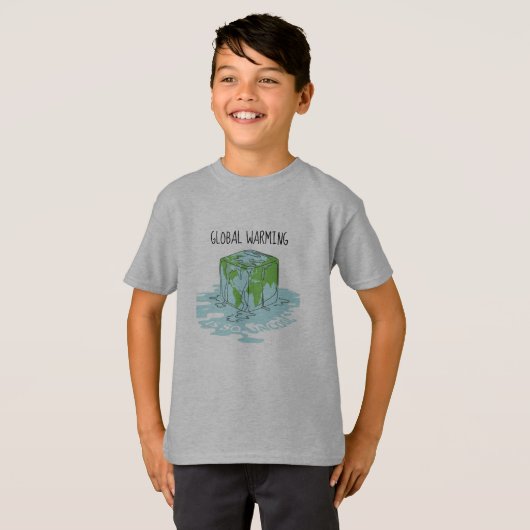 Global Warming is zo oncool T-shirt (Voorkant volledig)
