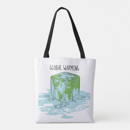 Global Warming is zo oncool Tote Bag (Achterkant)