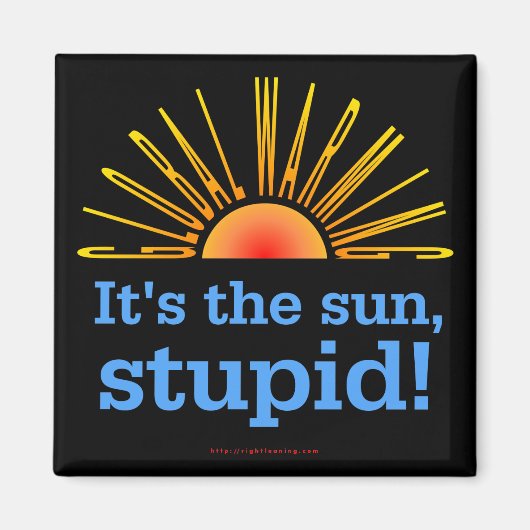 Global Warming Magneet (Voorkant)