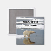 Global Warming Magneet (Voorkant / Achterkant)