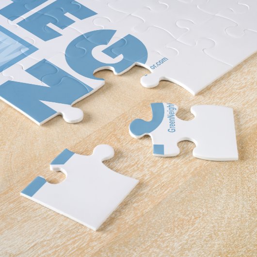 Global Warming, pinguïns Legpuzzel (Zijkant)