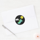 Global Warming Ronde Sticker (Envelop)