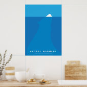 Global Warming Save the Polar Beer Poster (Keuken)