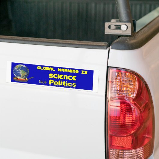 Global Warming Science Bumpersticker (Op Truck)