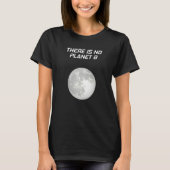Global Warming Space Moon Motif Climate T-shirt (Voorkant)