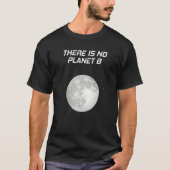 Global Warming Space Moon Motif Climate T-shirt (Voorkant)