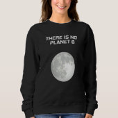 Global Warming Space Moon Motif Climate Trui (Voorkant)