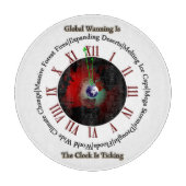 Global Warming - TisRO Glass Cutting Board Snijplank (Voorkant)