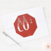 Global Warming Vierkante Sticker (Envelop)