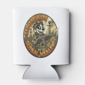 Global Wealth Badger Can Cooler (Achterkant)