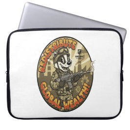 Global Wealth Badger Laptophoes Laptop Sleeve