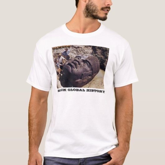 GLOBAL ZWARTE GESCHIEDENIS:OLMECS T-Shirt (Voorkant)