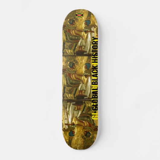 GLOBAL ZWARTE GESCHIEDENIS PERSOONLIJK SKATEBOARD (Voorkant)
