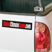 GlobalClimateScam-Bumpersticker Bumpersticker (Op Truck)