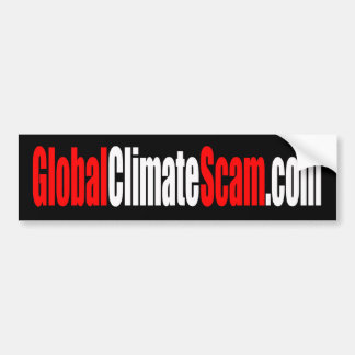 GlobalClimateScam-Bumpersticker Bumpersticker