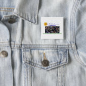 GLOBALE DIABETISCHE BEWUSTMAKING VIERKANTE BUTTON 5,1 CM (In situ)