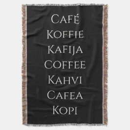 Globale koffie deken