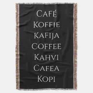 Globale koffie deken