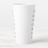 Globale koffie latte mok (Voorkant)