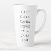 Globale koffie latte mok (Rechts)