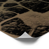 Globale opwarming - Brandend Huis - Abstract Poster (Hoek)