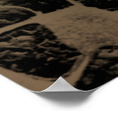 Globale opwarming - Brandend Huis - Abstract Poster (Hoek)
