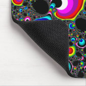 Globale regenboog - Fractal Muismat (Hoek)