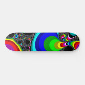 Globale regenboog - Fractal Persoonlijk Skateboard (Horizontaal)