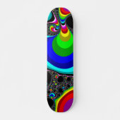 Globale regenboog - Fractal Persoonlijk Skateboard (Voorkant)