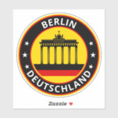 Globale Reiziger - Duitsland | Germany (Bewerken) Sticker (Vel)