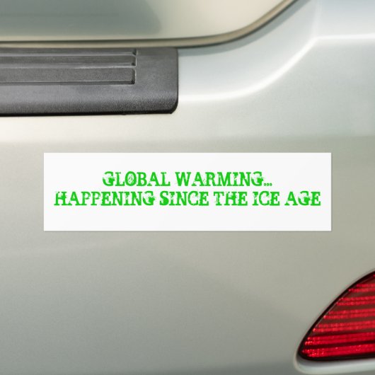 GLOBALE WAARSCHUWING... BUMPERSTICKER (Op auto)