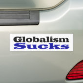 Globalisme Bumpersticker (Op auto)