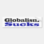 Globalisme Bumpersticker (Voorkant)