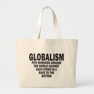Globalisme Grote Tote Bag