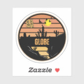 Globe, Arizona Sticker (Vel)