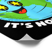 Globe houd de aarde schoon niet uranus leuk citaat poster (Hoek)