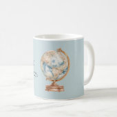 Globe Wereld Ga Naar Plaatsen Koffiemok (Voorkant rechts)