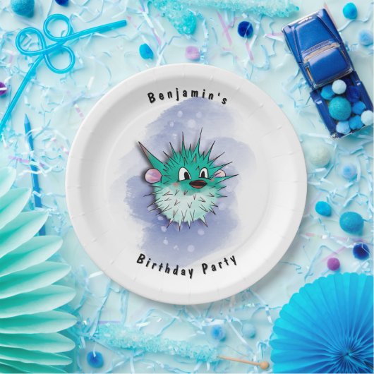 Globefish-partij Papieren Bordje (Feest)