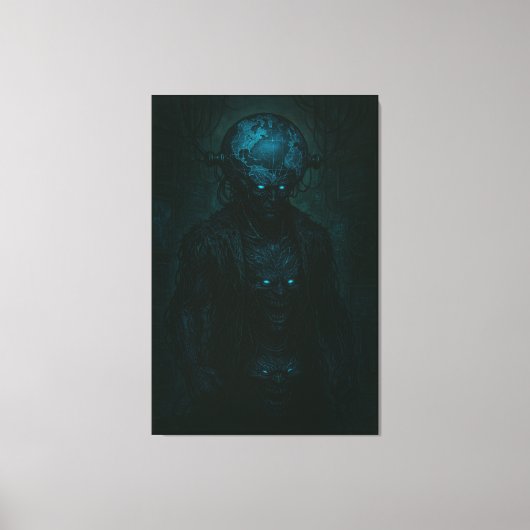 GLOBEHEAD Canvas Print (Voorkant)