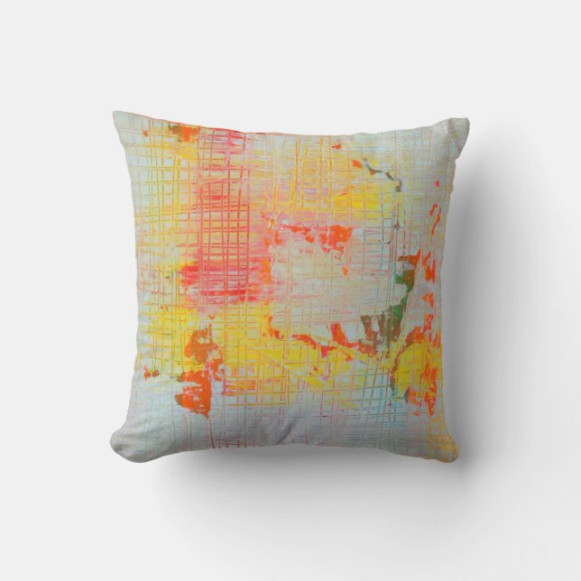 Globetrotter 16 x 16 Poly Sierkussen (Voorkant)