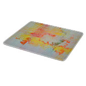Globetrotter 6 x 7 deco Glazen Raad Snijplank (Hoek)